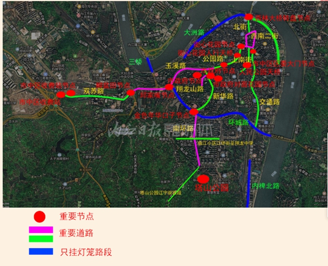 火樹銀花不夜天！內(nèi)江今年春節(jié)夜景“提前看”(圖5)