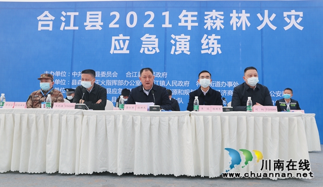 合江縣開展2021年森林火災(zāi)應(yīng)急演練(圖2)