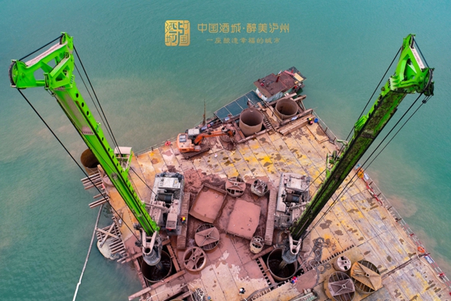 搶抓工期 瀘州這兩座長(zhǎng)江大橋建設(shè)進(jìn)度再刷新！(圖3)