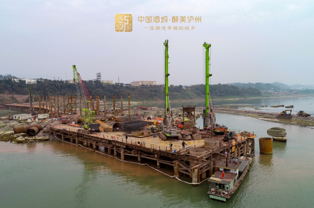 搶抓工期 瀘州這兩座長(zhǎng)江大橋建設(shè)進(jìn)度再刷新！(圖4)