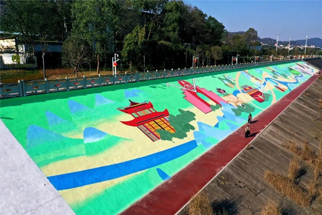 哪吒鬧海彩繪太驚艷了！就在宜賓這個公園(圖6)