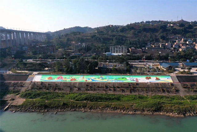 哪吒鬧海彩繪太驚艷了！就在宜賓這個公園(圖5)