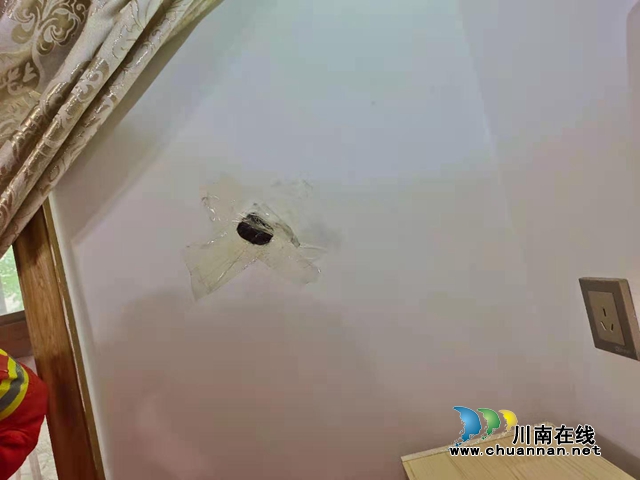 瀘州一小區(qū)住宅上演“蛇出沒”，消防隊(duì)員巧妙捉蛇放生(圖2)