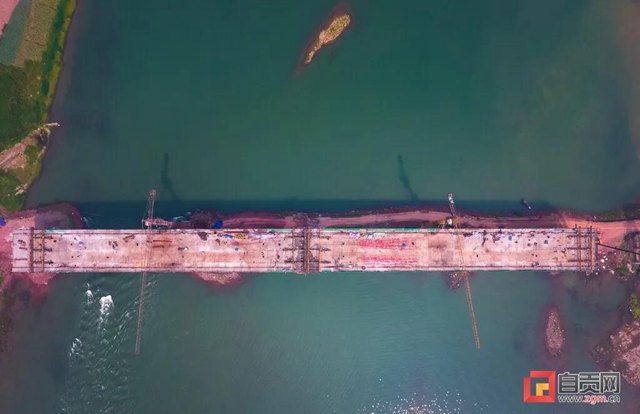 合龍了！自貢新增一座跨江大橋(圖2)
