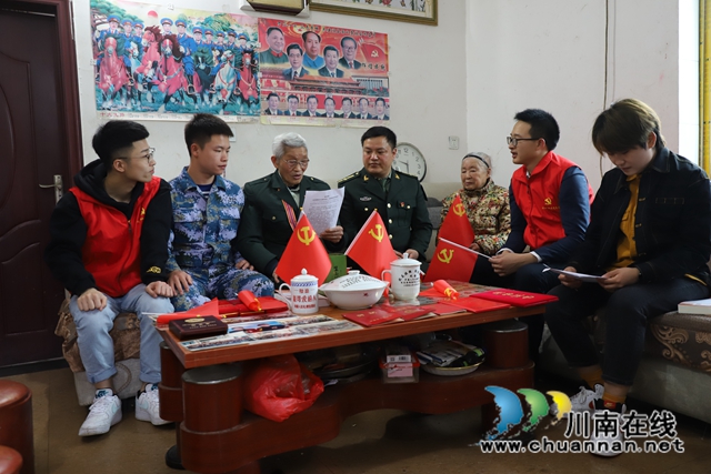 納溪：抗美援朝老兵直播講黨史，傳遞濃濃愛黨愛國情(圖3)