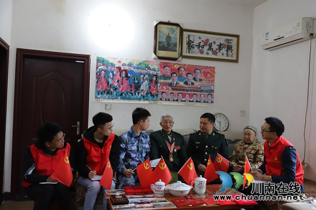 納溪：抗美援朝老兵直播講黨史，傳遞濃濃愛黨愛國情(圖4)