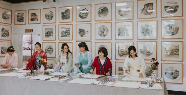 酒城女創(chuàng)聯(lián)盟攜手青年畫社：傳承傳統(tǒng)文化，展示古韻空間(圖5)