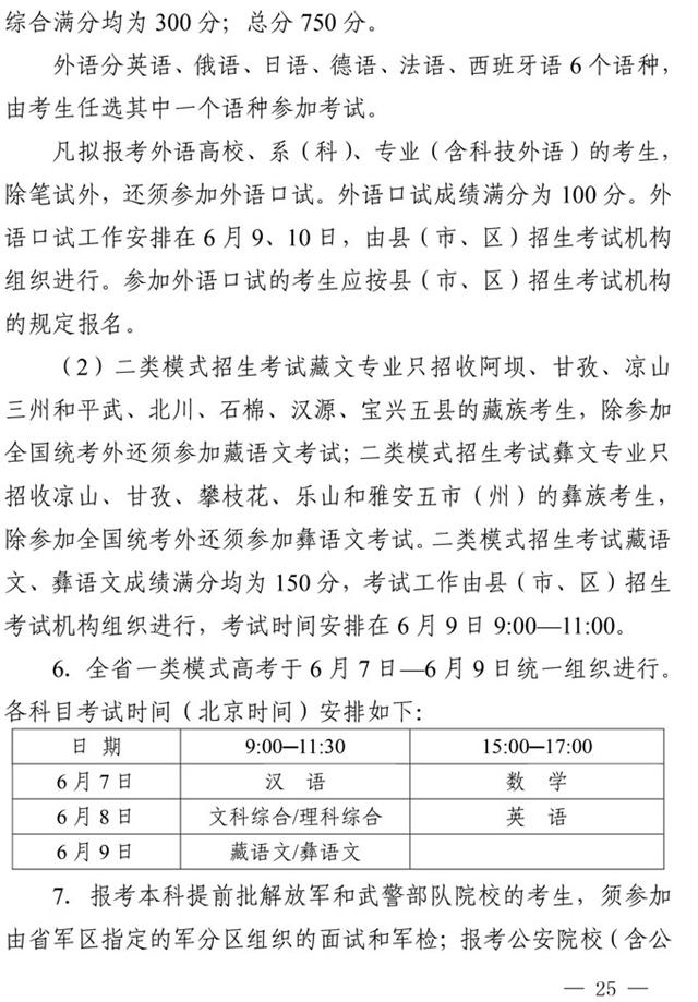 最新！四川省2021年高考實(shí)施規(guī)定出臺(tái)(圖12)