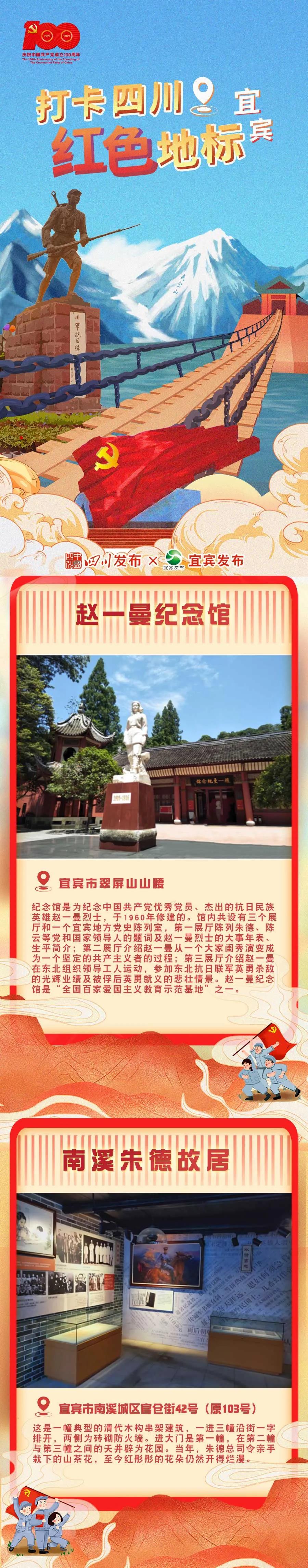 沿著這些足跡，讀懂宜賓的“紅色密碼”！(圖1)