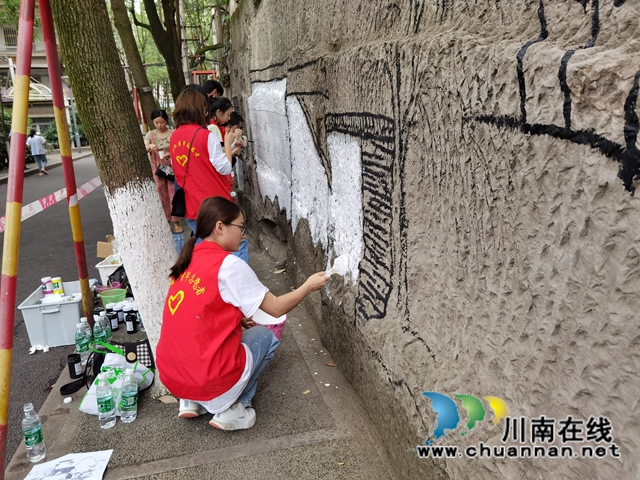 江陽(yáng)區(qū)大山坪街道麻柳灣社區(qū)開展老舊小區(qū)墻體彩繪志愿服務(wù)活動(dòng)(圖3)
