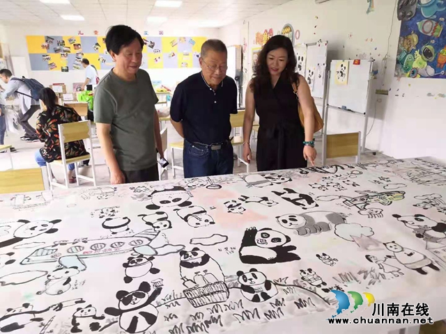 六一節(jié)特稿∣三省兒童畫熊貓，萬千大愛匯安民(圖16)