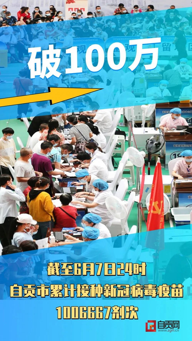 自貢，破百萬！新冠病毒疫苗第二劑次接種已開始