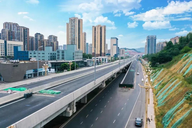 又一新地標(biāo)！宜賓三江新區(qū)首座大型城市立交橋即將通車(圖3)
