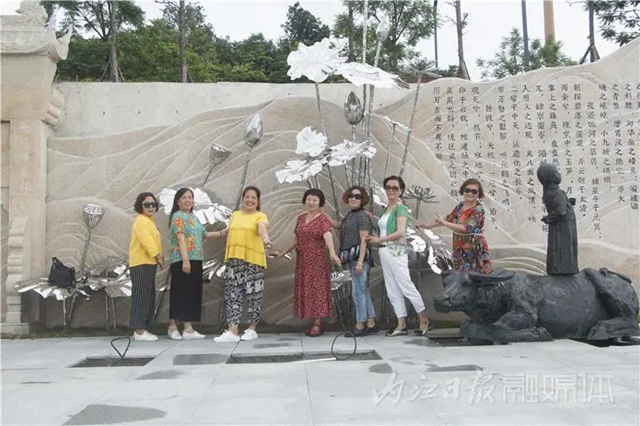 50米雕塑墻驚艷亮相！內(nèi)江這座全新打造的濕地公園下月投用(圖4)