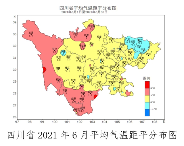 7月四川偏干熱，這些地方可能發(fā)生洪澇或高溫伏旱(圖1)