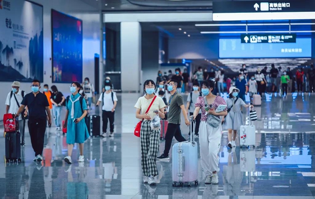 高鐵開(kāi)通1個(gè)月啦！自貢共發(fā)送旅客11.5萬(wàn)余人次(圖3)