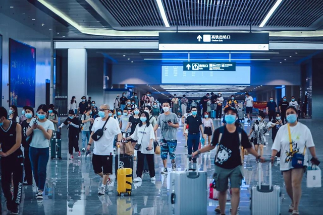 高鐵開(kāi)通1個(gè)月啦！自貢共發(fā)送旅客11.5萬(wàn)余人次(圖6)