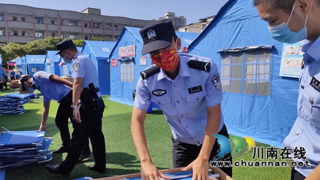搬遷不眠夜 川警院警盾志愿者繼續(xù)值守瀘縣(圖11)