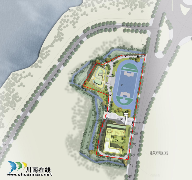 龍馬潭區(qū)江韻學校（一期）規(guī)劃方案公示！12個班，容納540名學生(圖3)