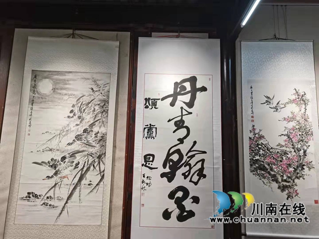 合江籍藝術(shù)家王乾林、張昌煒書畫作品在瀘展出(圖5)