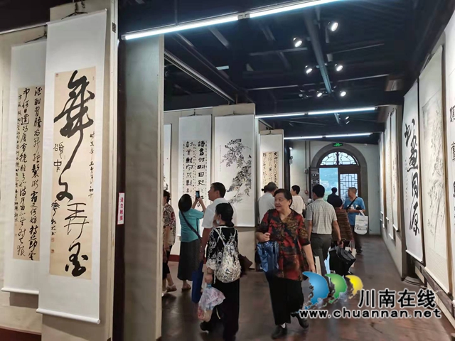 合江籍藝術(shù)家王乾林、張昌煒書畫作品在瀘展出(圖3)