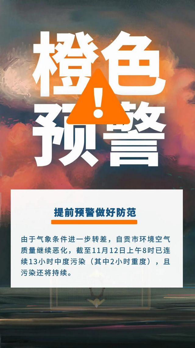 尾號限行！自貢重污染天氣預(yù)警升級