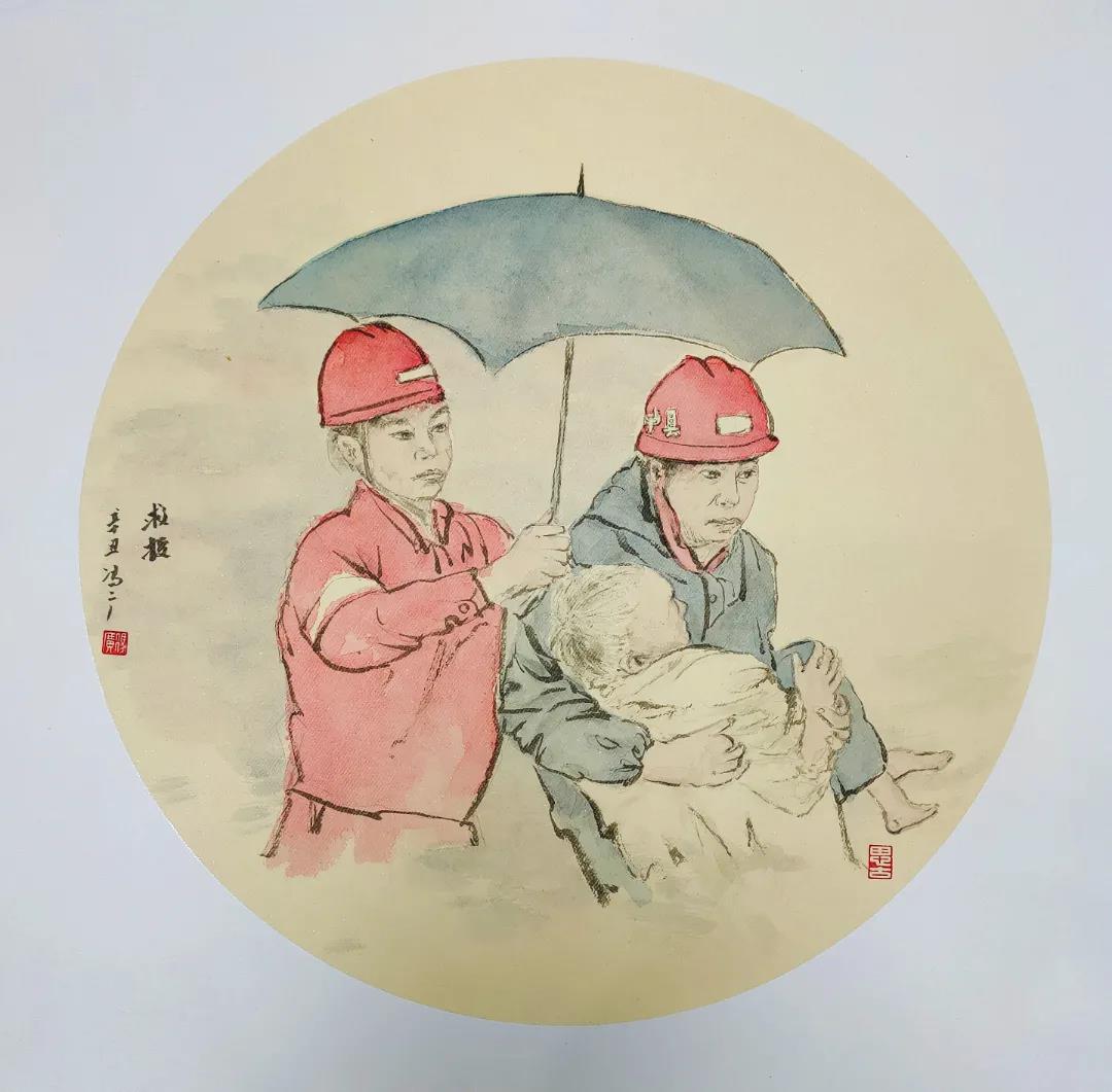 領(lǐng)略藝術(shù)之美！瀘縣抗震救災重建美術(shù)作品亮相(圖6)